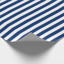 Papel de envolvimiento de rayas azules y blancas