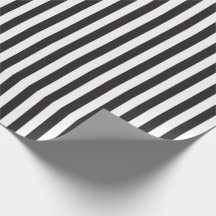 Papel de envolvimiento de rayas blancas negras vin