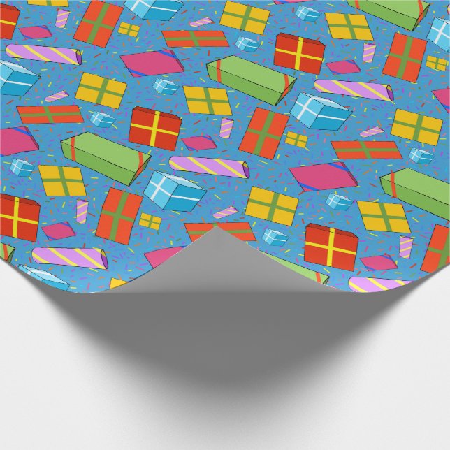 Regalo Papel de envolvimiento de regalos coloridos (Esquina)