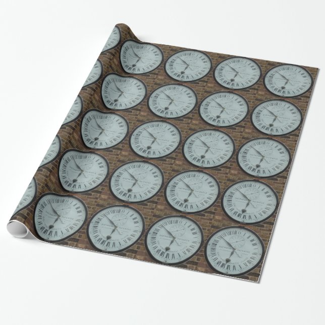 Regalo Papel de envolvimiento de reloj galvanomagnético (Desenrollado)
