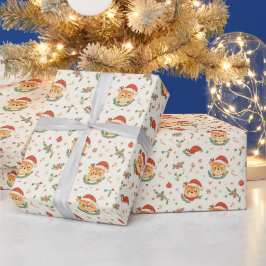 Regalo Papel de envolvimiento de renos para Navidades ama