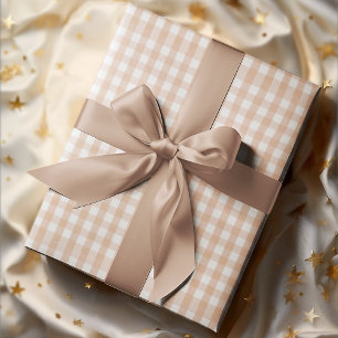 Regalo Papel de envolvimiento de Rosa beige