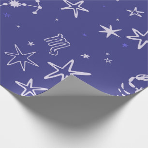 Regalo Papel de envolvimiento de Scorpio Zodiac