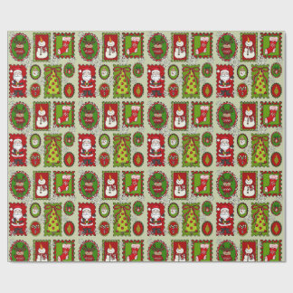 Regalo Papel de envolvimiento de sellos de Navidades pequ
