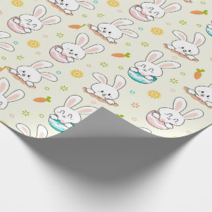 Regalo Papel de envolvimiento de Semana Santa para coneji