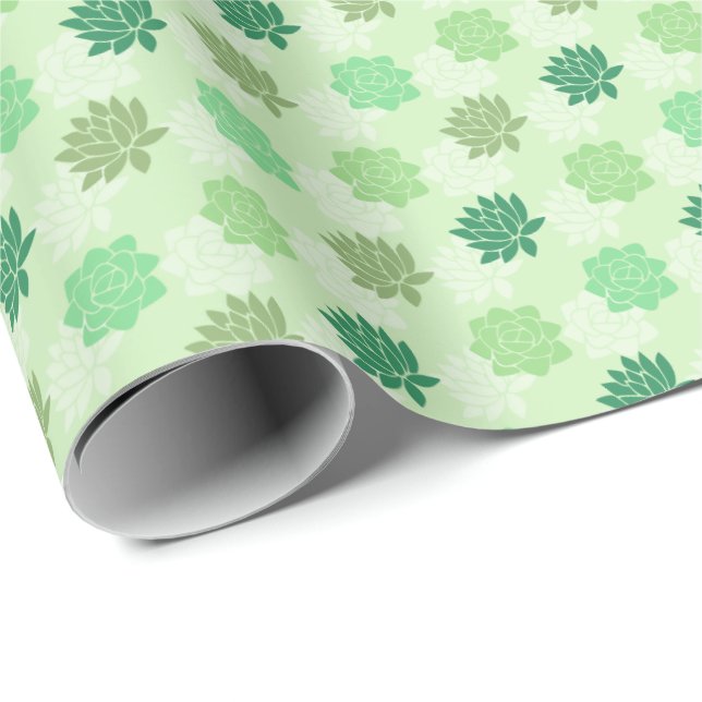 Regalo Papel de envolvimiento de susucculencias (Esquina del rollo)