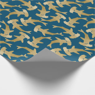 Regalo Papel de envolvimiento de tiburones martillo