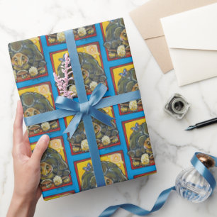 Regalo Papel de envolvimiento de tortuga tortuga del desi