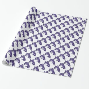 Regalo Papel de envolvimiento de trucha de "Purple Matuka