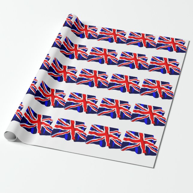 Regalo Papel de envolvimiento de Union Jack (Desenrollado)