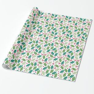 Regalo Papel de envolvimiento de vacaciones de Mistletoe