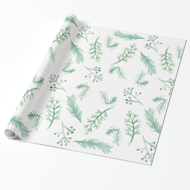 Regalo Papel de envolvimiento de vacaciones ecológicas (Desenrollado)