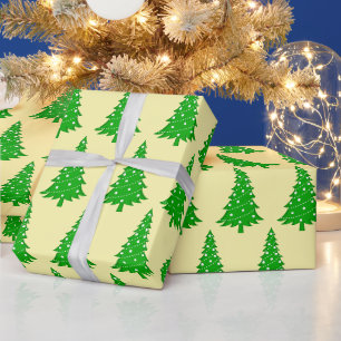 Regalo Papel de envolvimiento de vacaciones en árbol de N