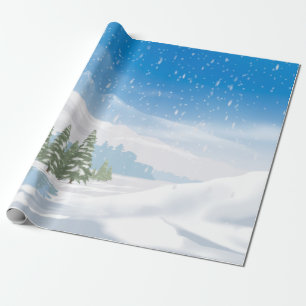 Regalo Papel de envolvimiento de vacaciones felices de ni