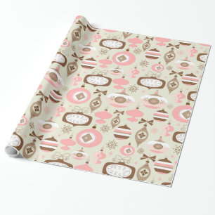 Regalo Papel de envolvimiento de vacaciones ornamentales