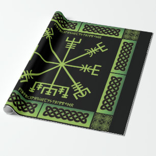 Regalo Papel de envolvimiento de vegetación celta