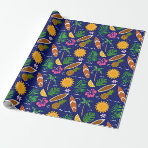 Regalo Papel de envolvimiento de verano tropical