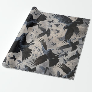 Regalo Papel de envolvimiento de Viking Ravens