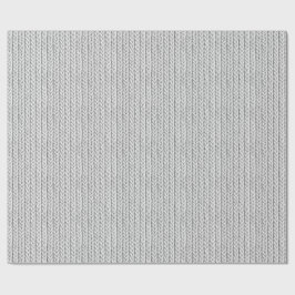 Regalo Papel de envolvimiento de yarn blanco de punto