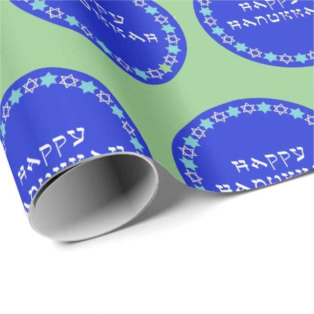 Regalo Papel de envolvimiento del círculo de la estrella  (Esquina del rollo)