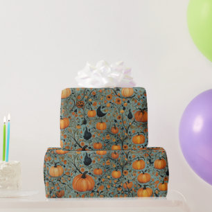 Regalo Papel de envolvimiento del Jardín de calabaza capr