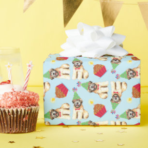 Regalo Papel de envolvimiento del pastel de cumpleaños Wh