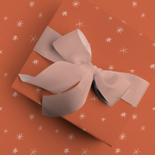Regalo Papel de envolvimiento del patrón Cherry Red Star