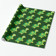 Papel de envolvimiento del patrón de la tortuga de