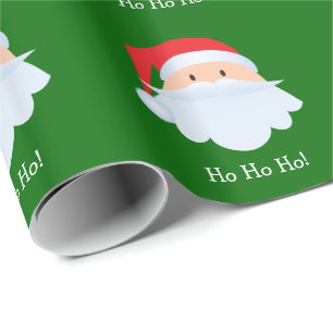 Regalo Papel de envolvimiento del patrón de Santa Claus H