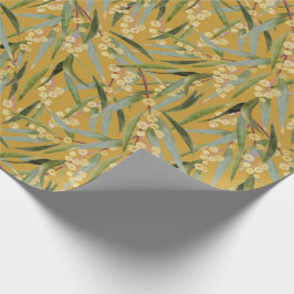 Regalo Papel de envolvimiento del patrón de Wattle de épo