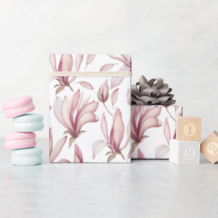 Regalo Papel de envolvimiento elegante de Magnolia