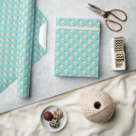 Regalo Papel de envolvimiento elegante de Pearl y Turques
