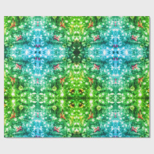 Regalo Papel de envolvimiento fantasma verde navidades