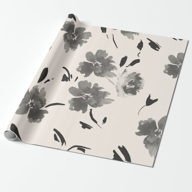Regalo Papel de envolvimiento floral (Desenrollado)