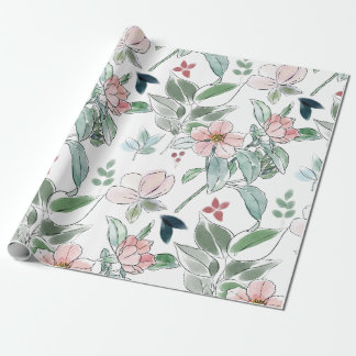 Regalo Papel de envolvimiento floral colorido