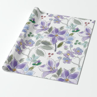 Regalo Papel de envolvimiento floral colorido