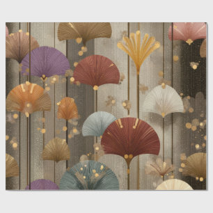 Regalo Papel de envolvimiento floral para fans japoneses