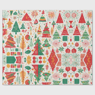 Regalo Papel de envolvimiento forestal para Navidades cap