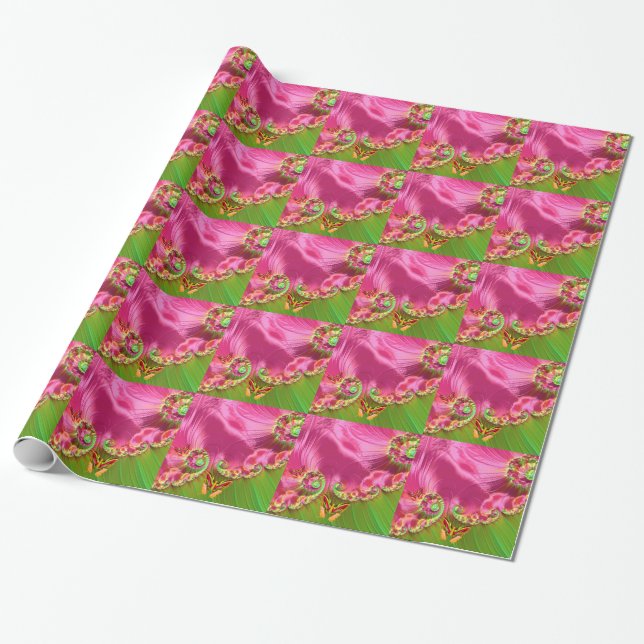 Regalo Papel de envolvimiento Fractal Art 20 (Desenrollado)
