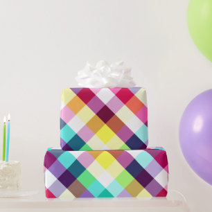 Regalo Papel de envolvimiento Funky con trenzas de arcoir