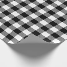 Papel de envolvimiento grande en negro y blanco pa