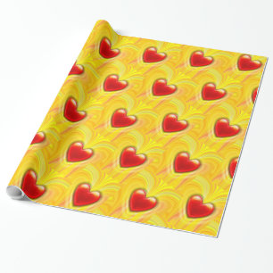 Regalo Papel de envolvimiento, lava líquido diseño de cor