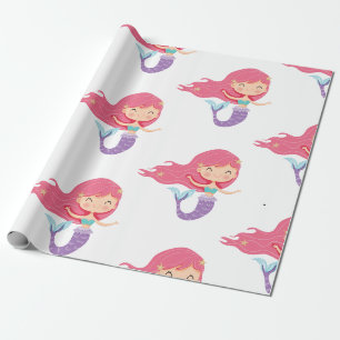 Regalo Papel de envolvimiento morado de la sirvienta Fies
