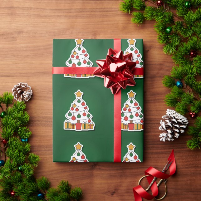 Regalo Papel de envolvimiento navideño (Regalo de vacaciones)