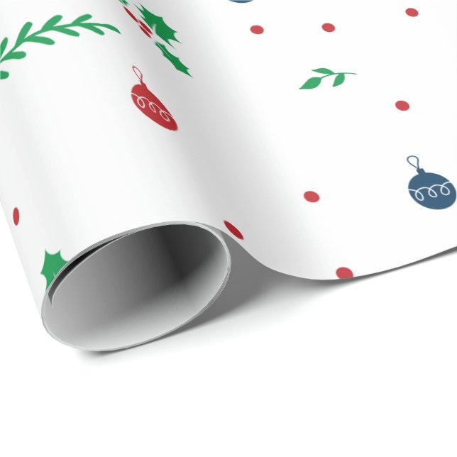 Regalo Papel de envolvimiento navideño de los Navidades M (Esquina del rollo)
