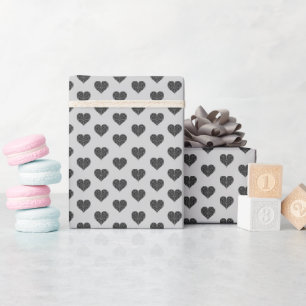 Regalo Papel de envolvimiento negro de encaje cerámico