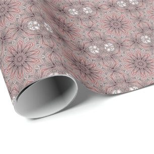 Regalo Papel de envolvimiento ornamental rosado