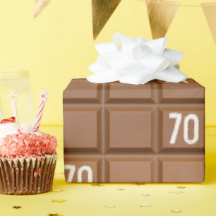 Regalo Papel de envolvimiento para barra de chocolate 70.