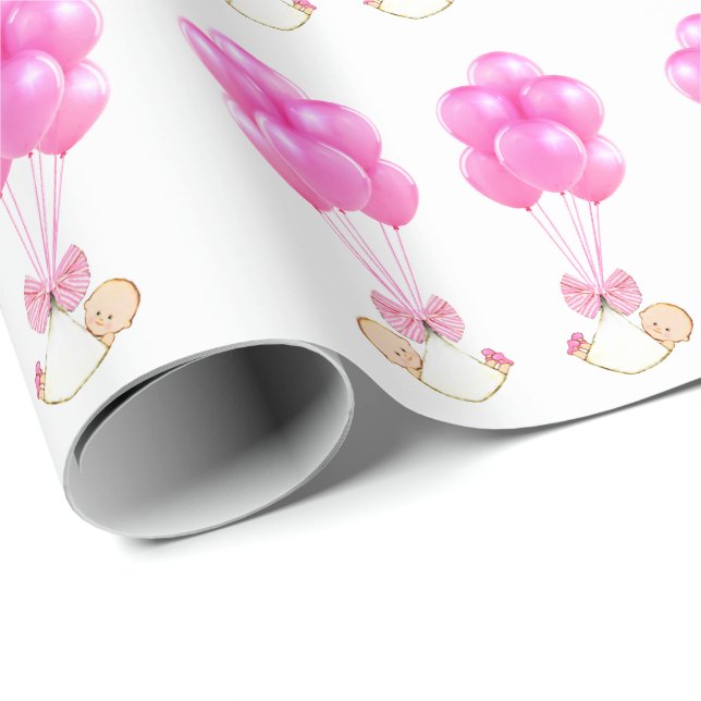 Regalo Papel de envolvimiento para bebés gemelos (Esquina del rollo)