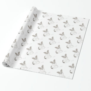 Regalo Papel de envolvimiento para boceto Papillon